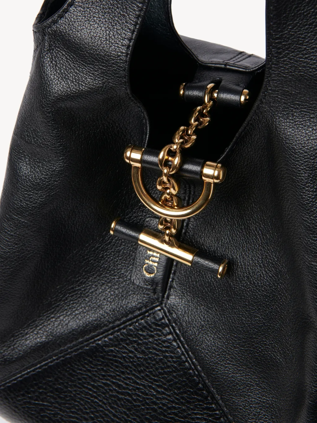 Balloon Small Grained Leather Bag