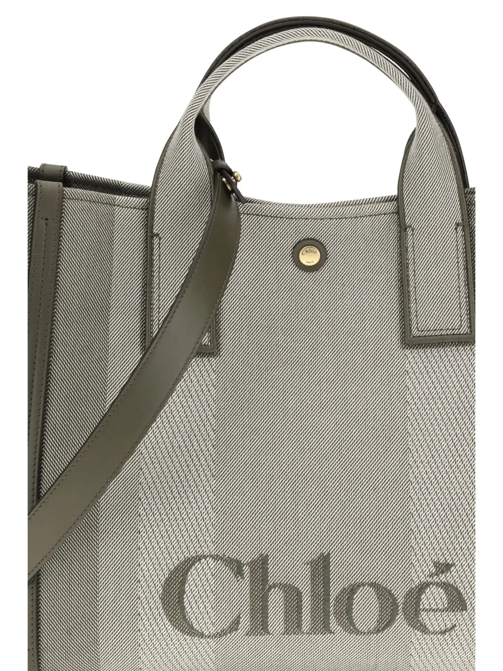 Carry Logo Detailed Large Tote Bag