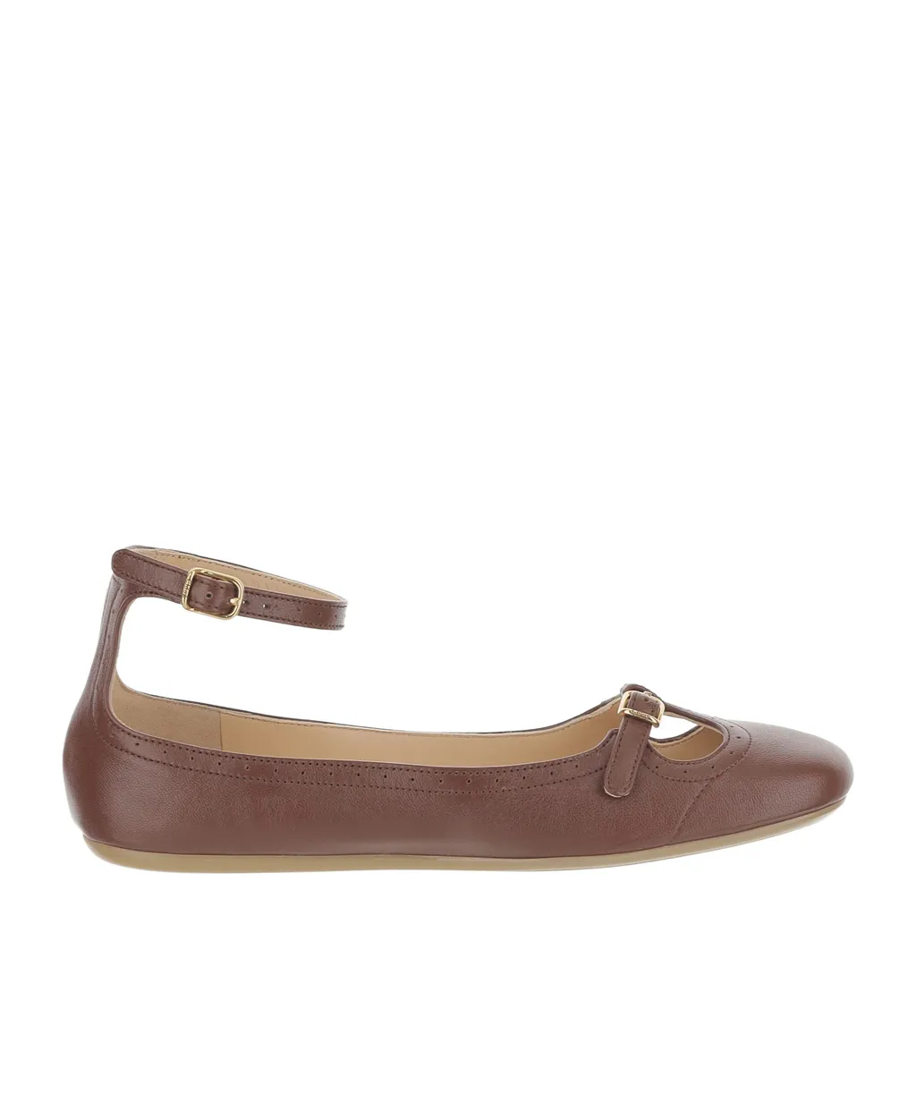 Ankle Strap Ballet Flats