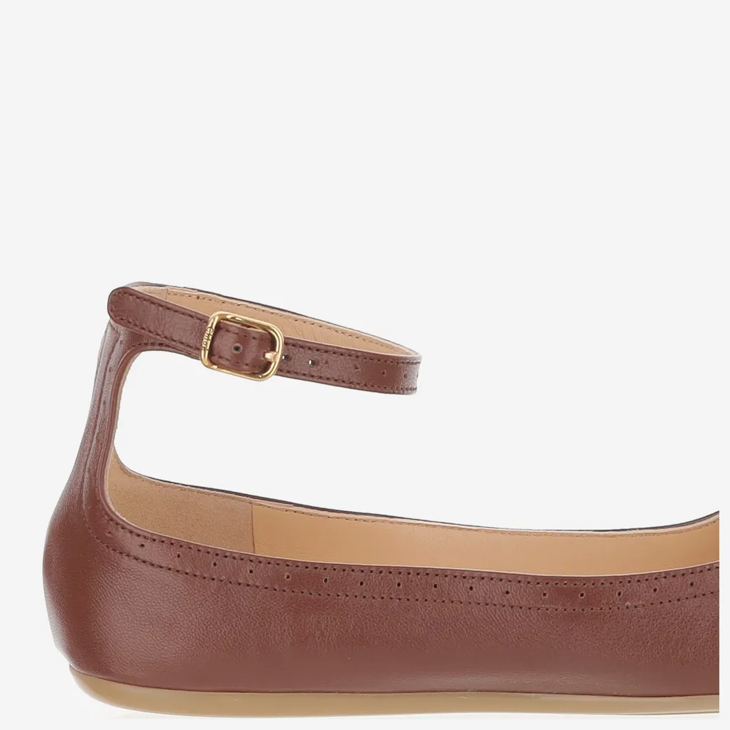 Ankle Strap Ballet Flats