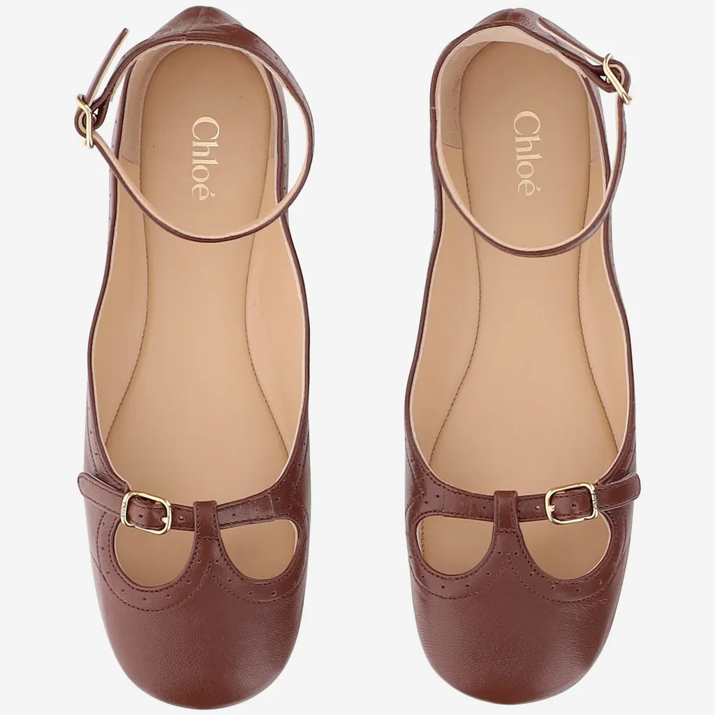 Ankle Strap Ballet Flats
