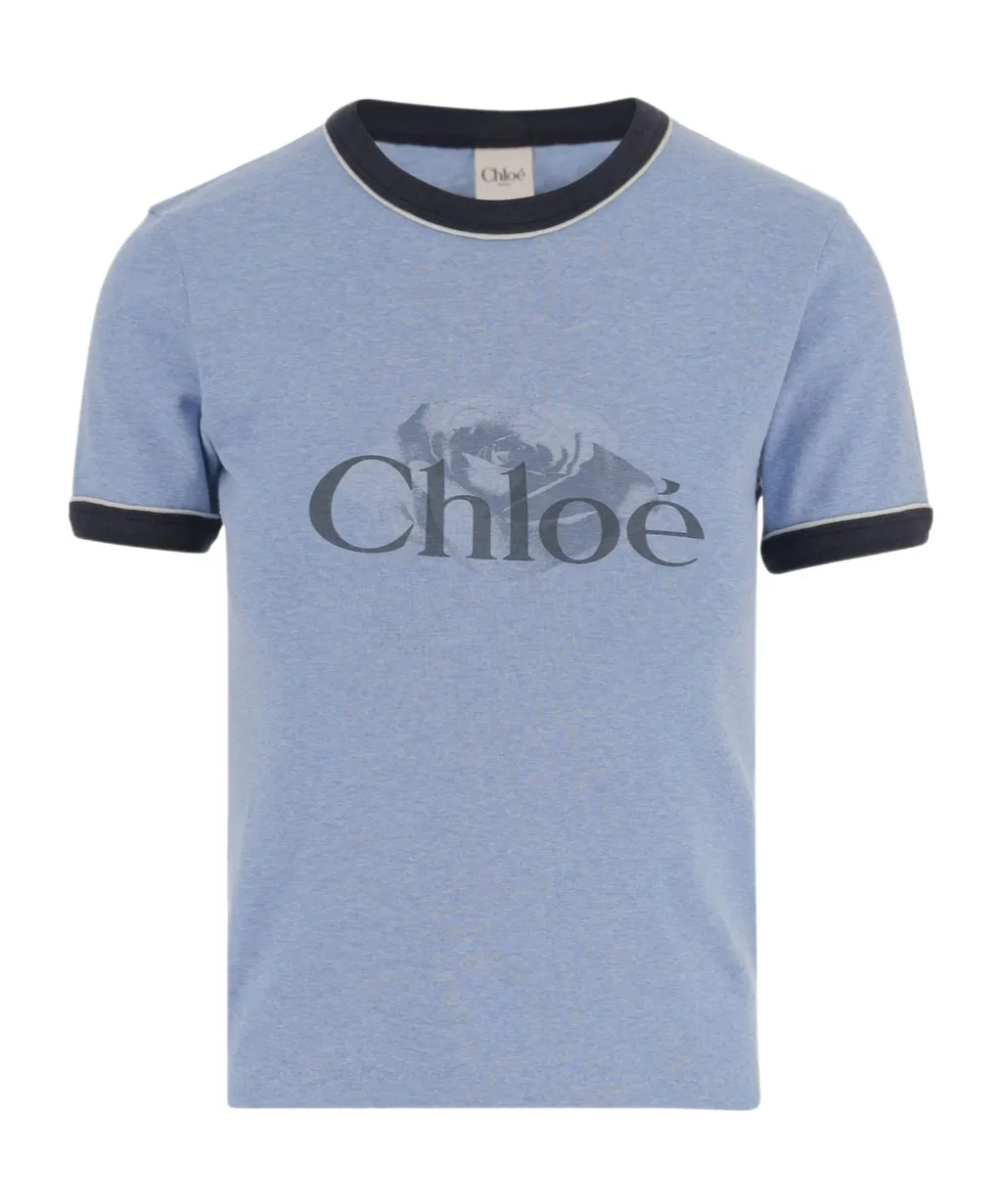 Logo Printed Crewneck T-Shirt