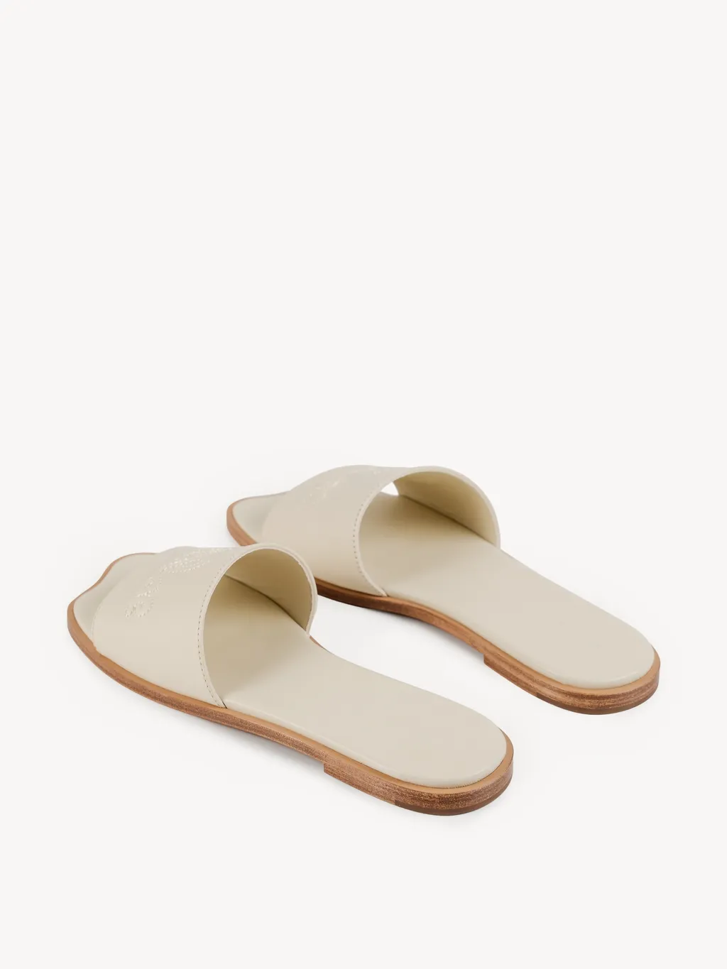 Logo-Embossed Leather Sandals