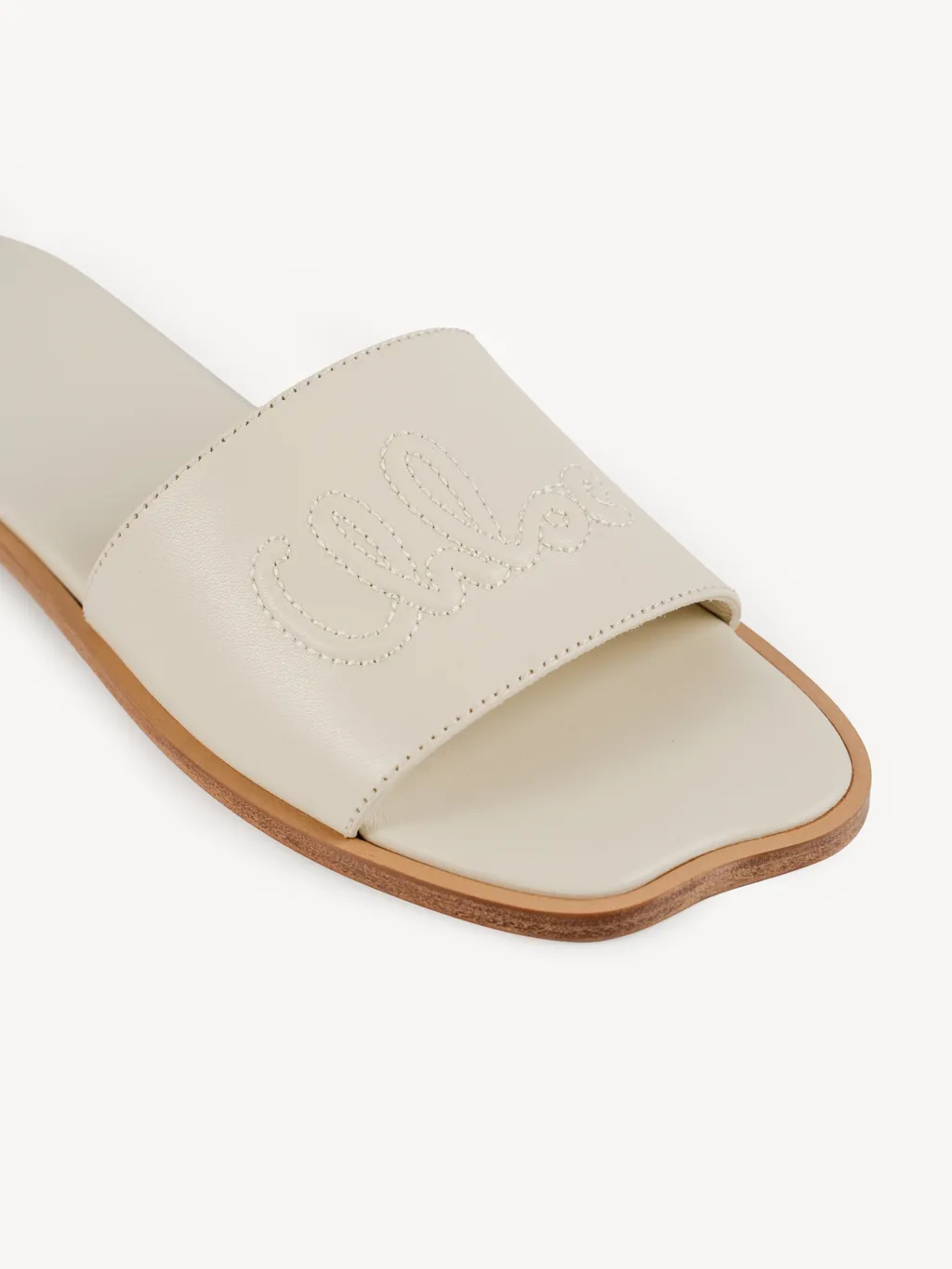 Logo-Embossed Leather Sandals