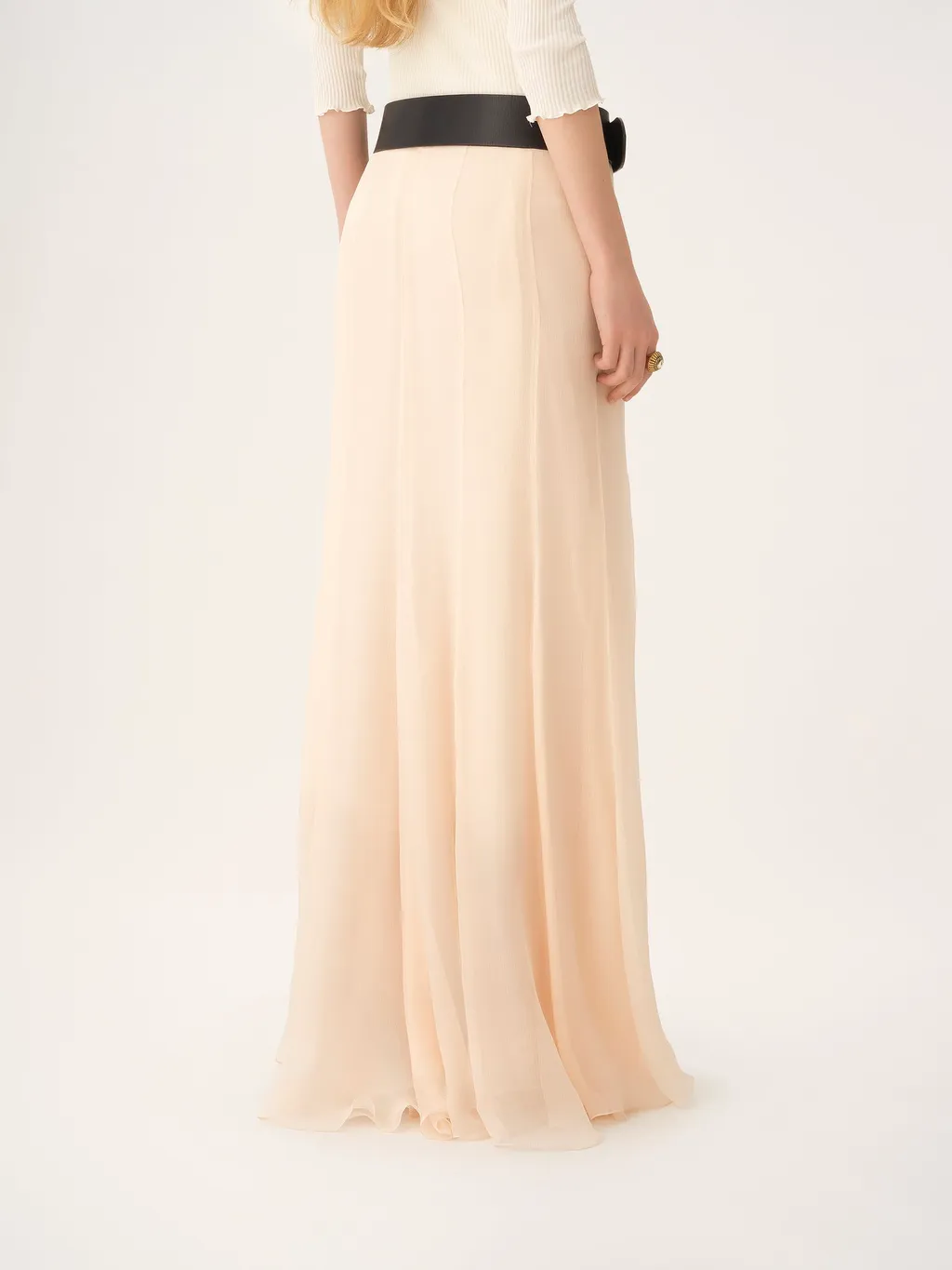 Chiffon Midi Skirt