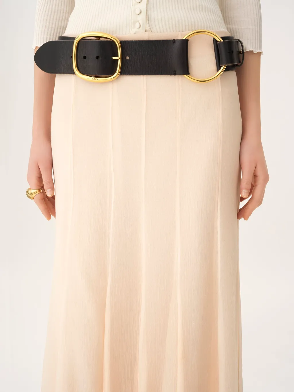 Chiffon Midi Skirt