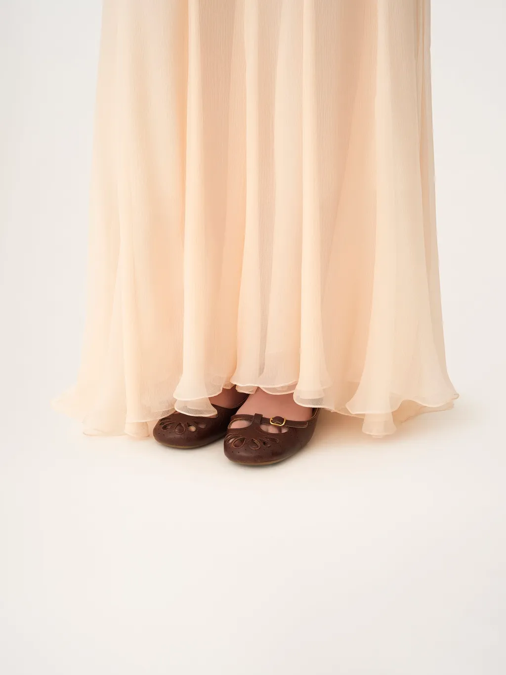 Chiffon Midi Skirt