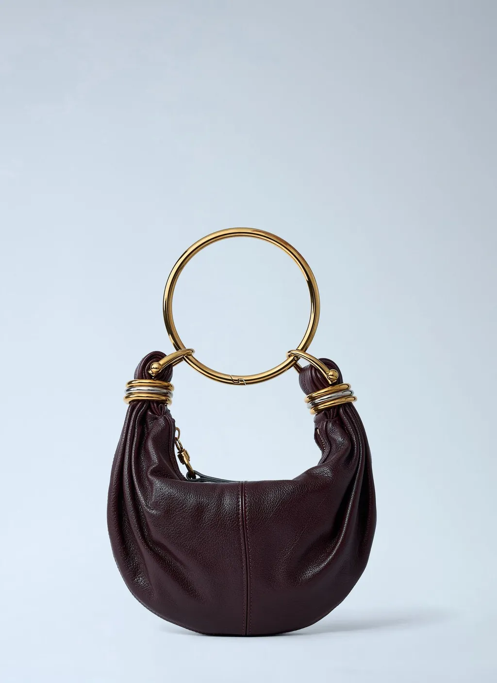 Bracelet Detailed Mini Hobo Bag