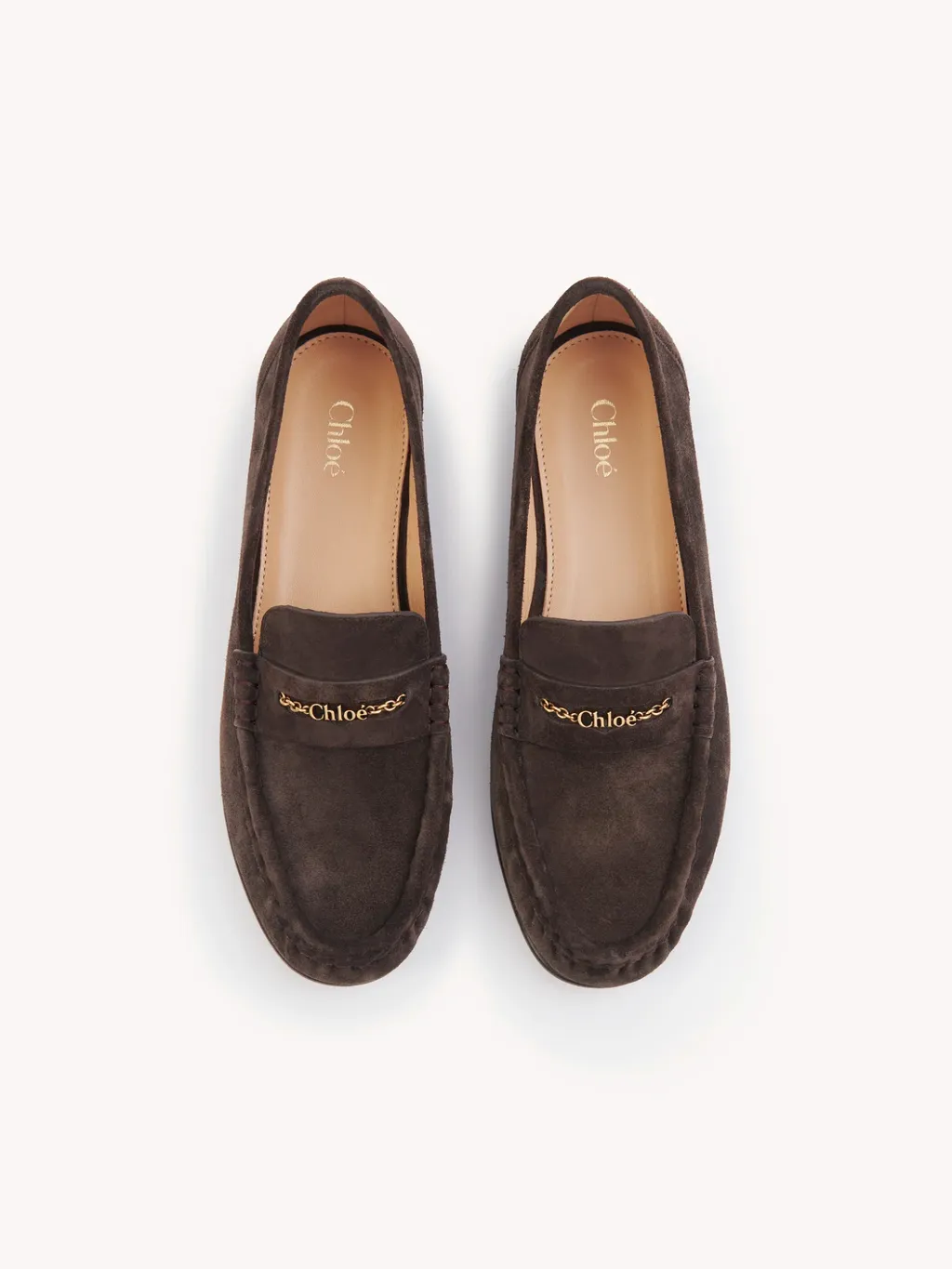 Logo Chain Loafers