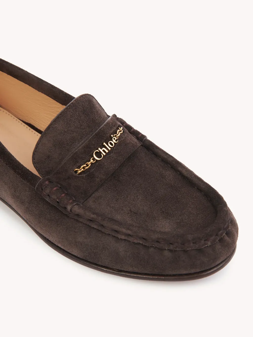 Logo Chain Loafers
