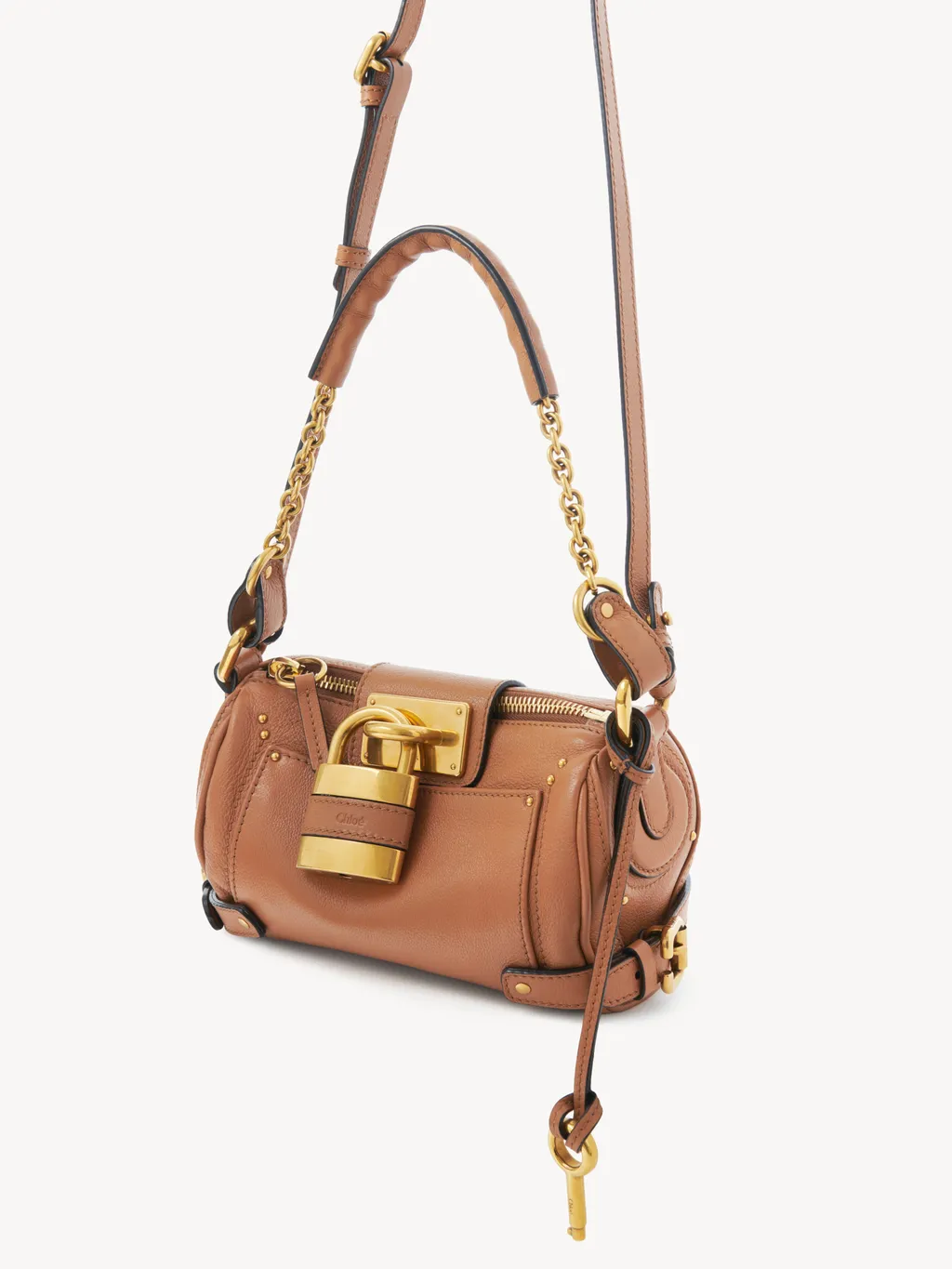 Paddington Padlock Detailed Small Shoulder Bag