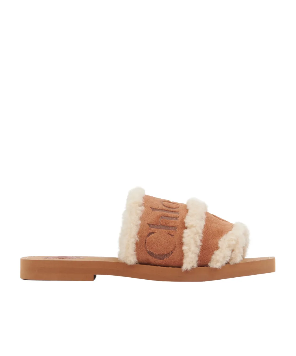 Woody Shearling Sandals