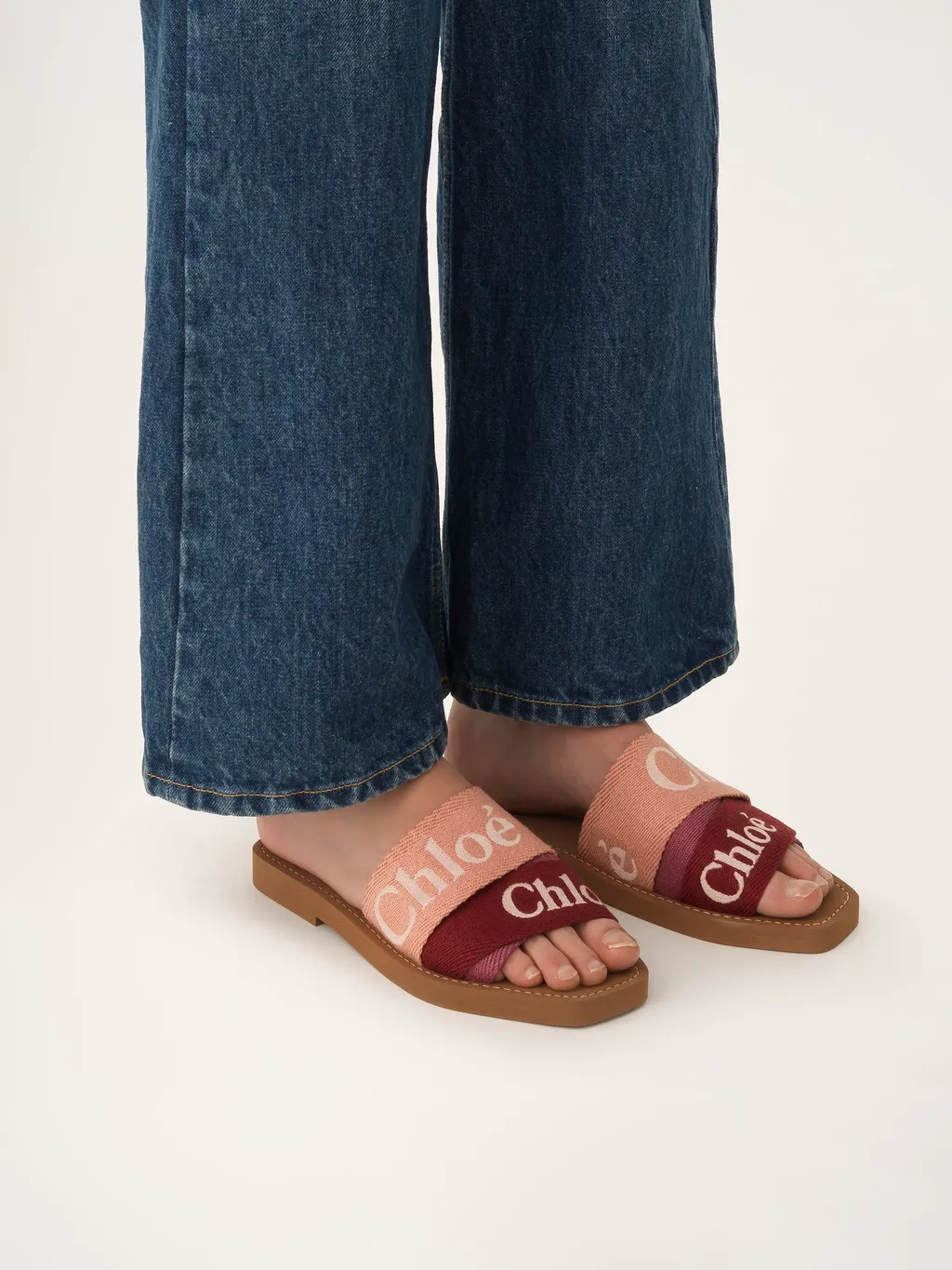 Woody Logo Detailed Sandals