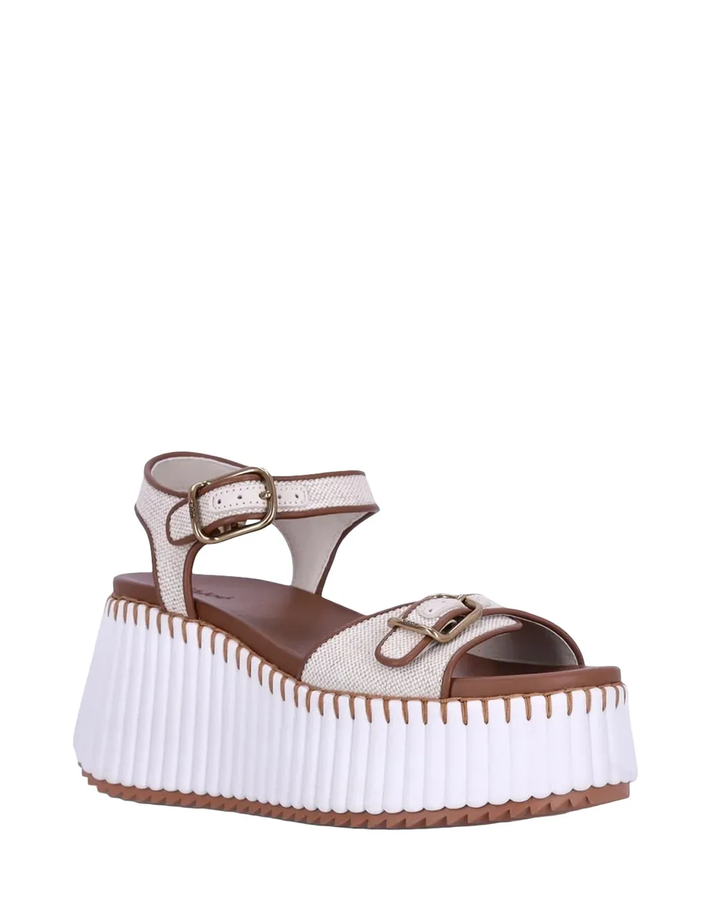 Round Toe Platform Sandals
