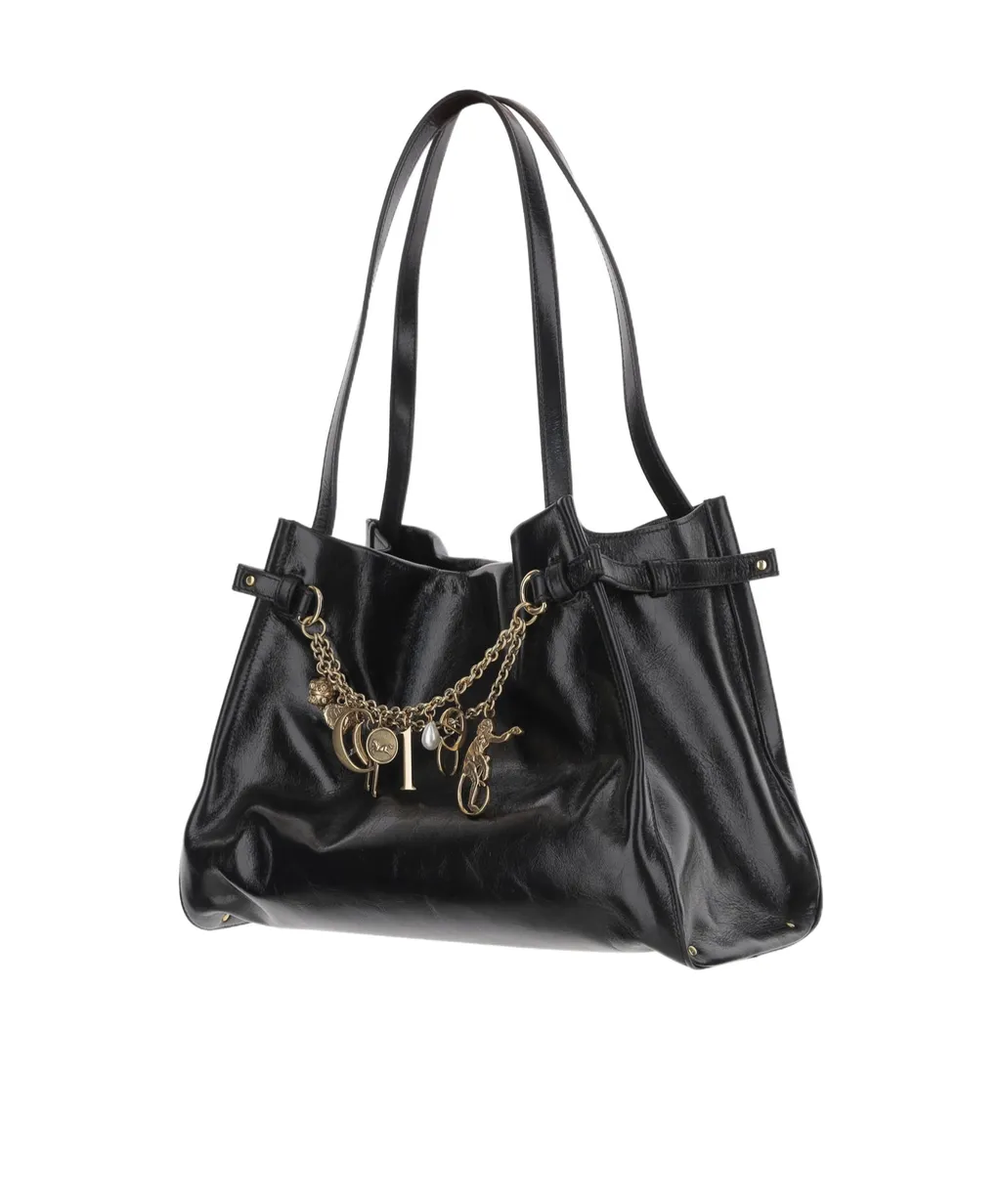 Logo Charms Hobo Bag