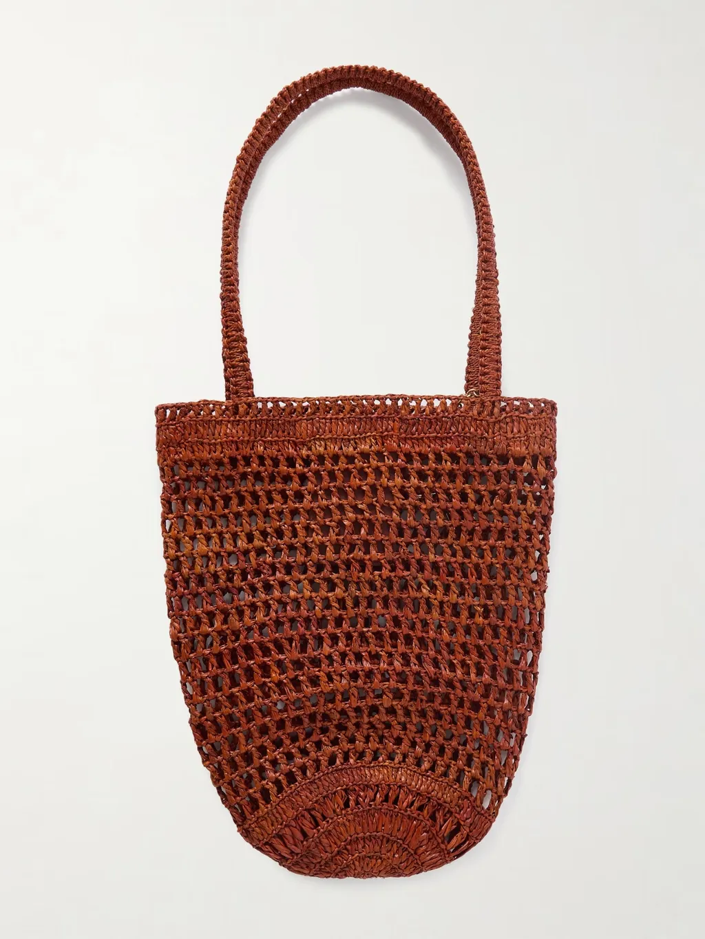 Crochet-Detail Tote Bag