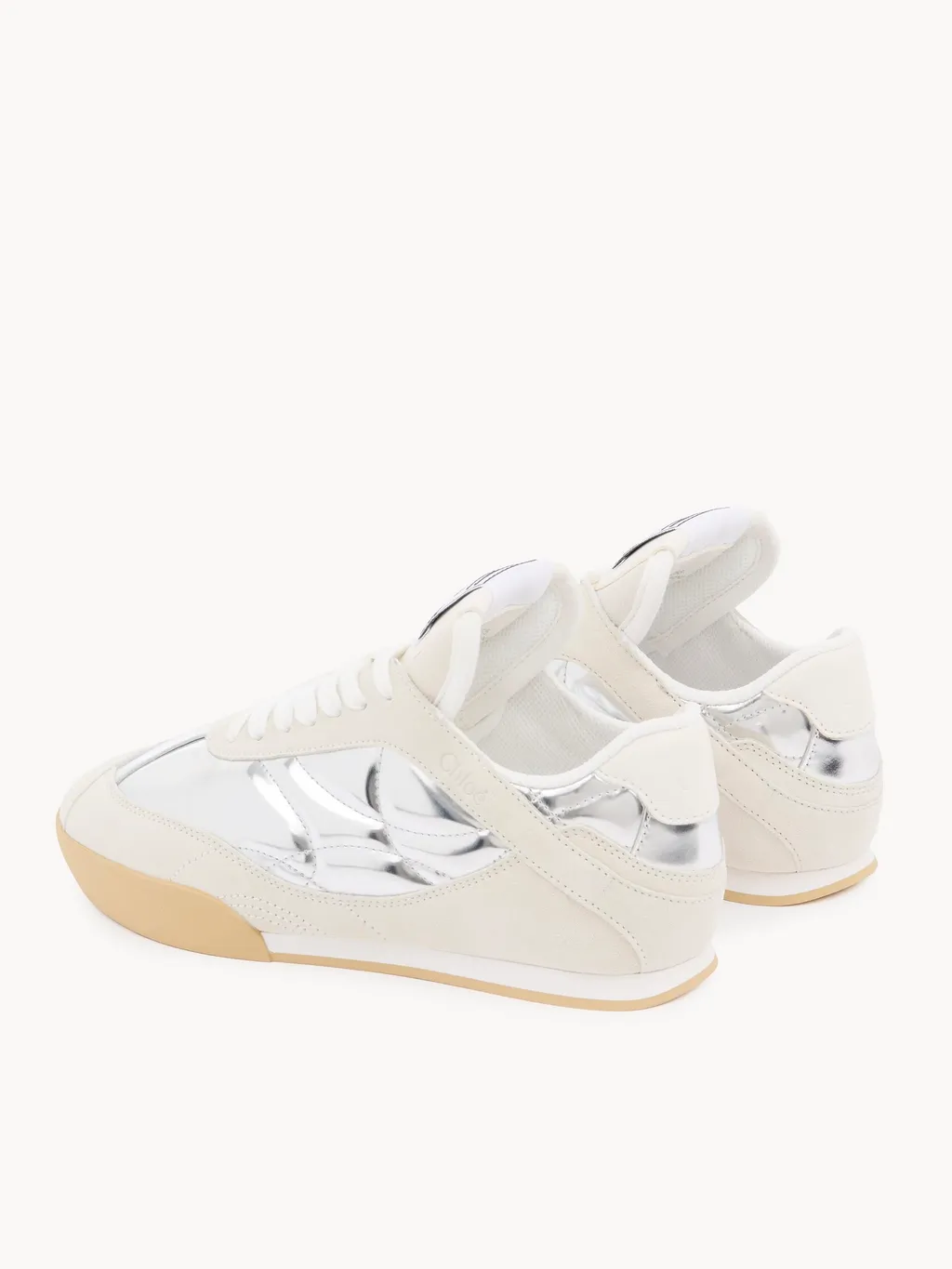 Kick Metallic-Panelled Sneakers