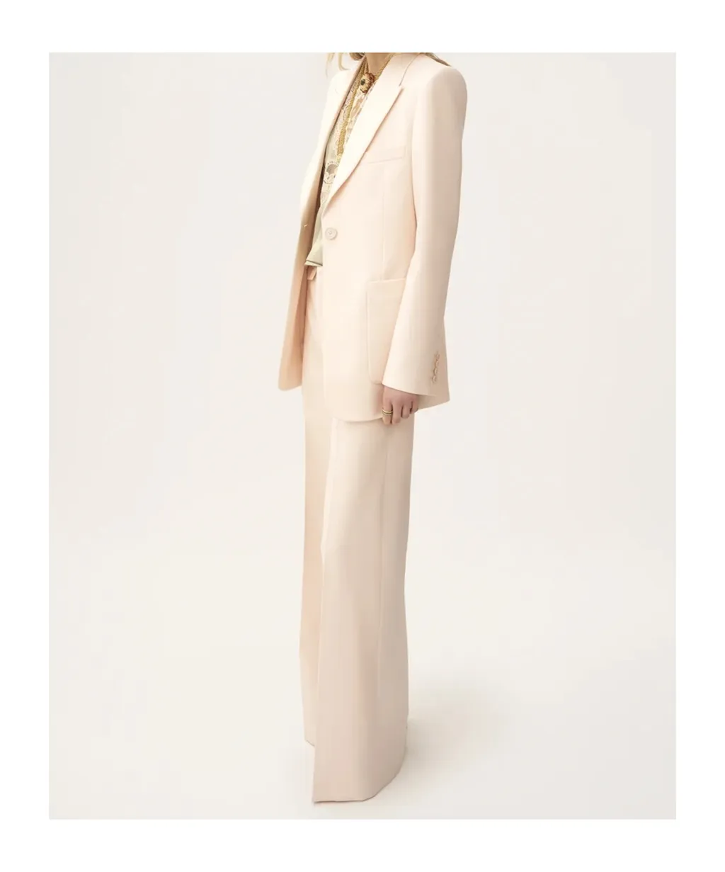 Single-Breasted Tailored Jacket