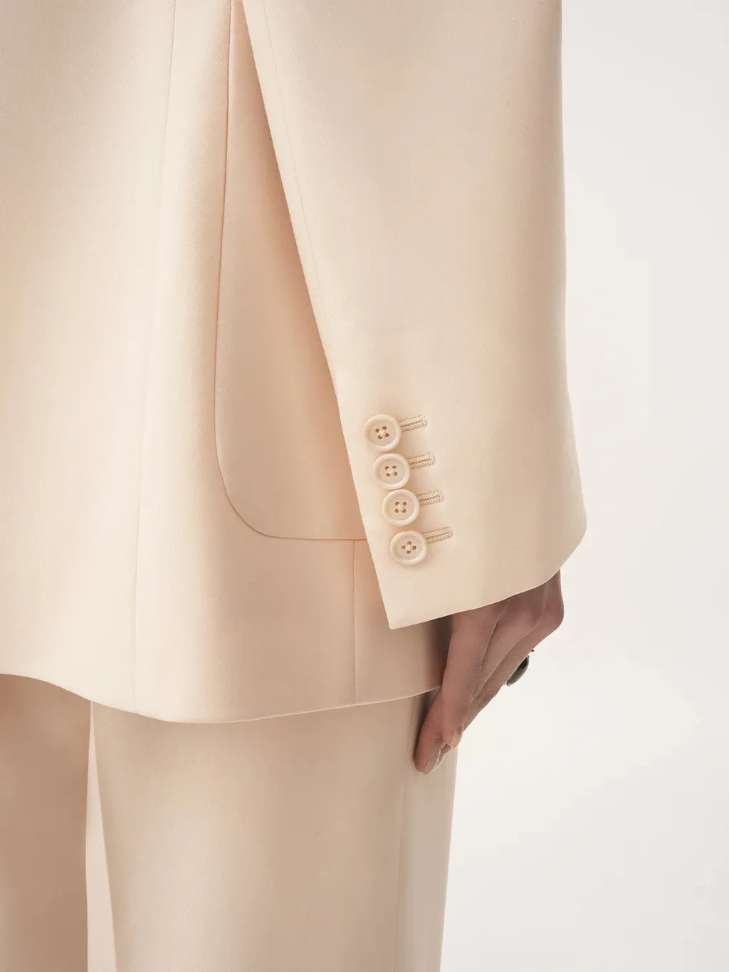 Single-Breasted Tailored Jacket