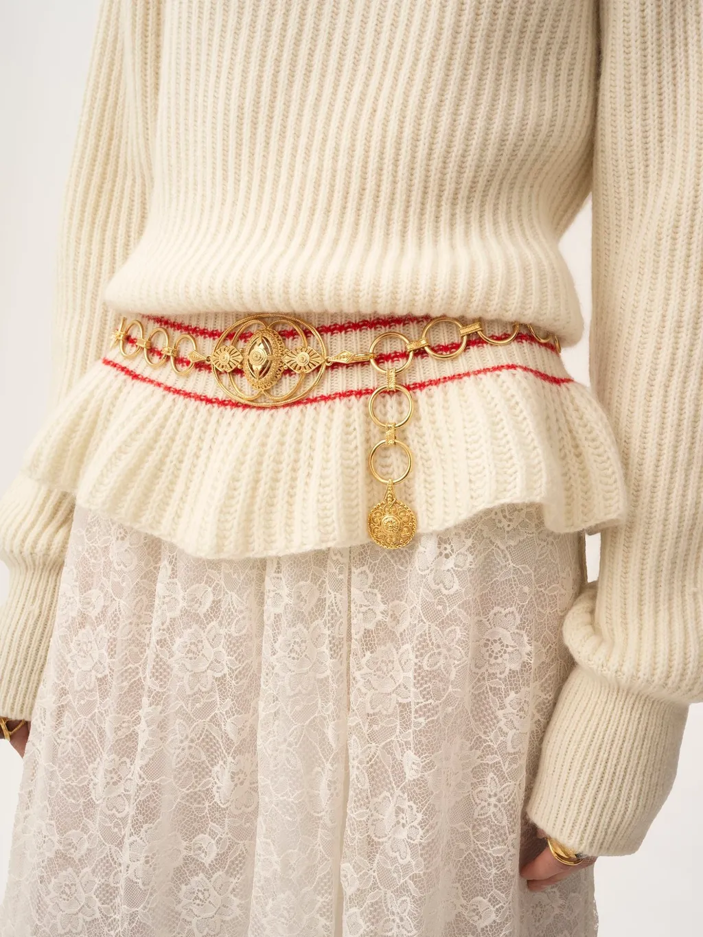Oversized Logo Turtleneck Sweater