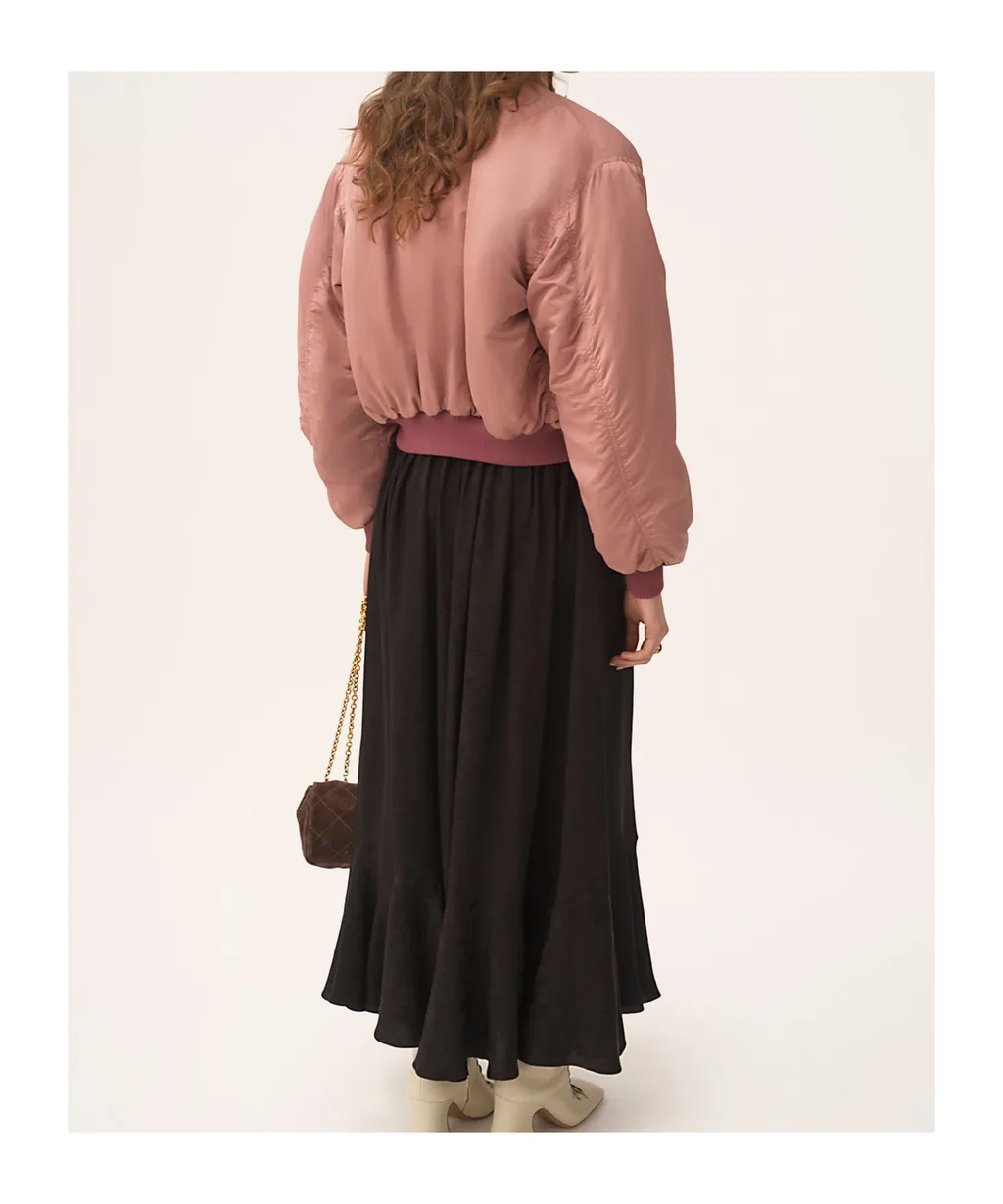 Cropped Bomber Jacket