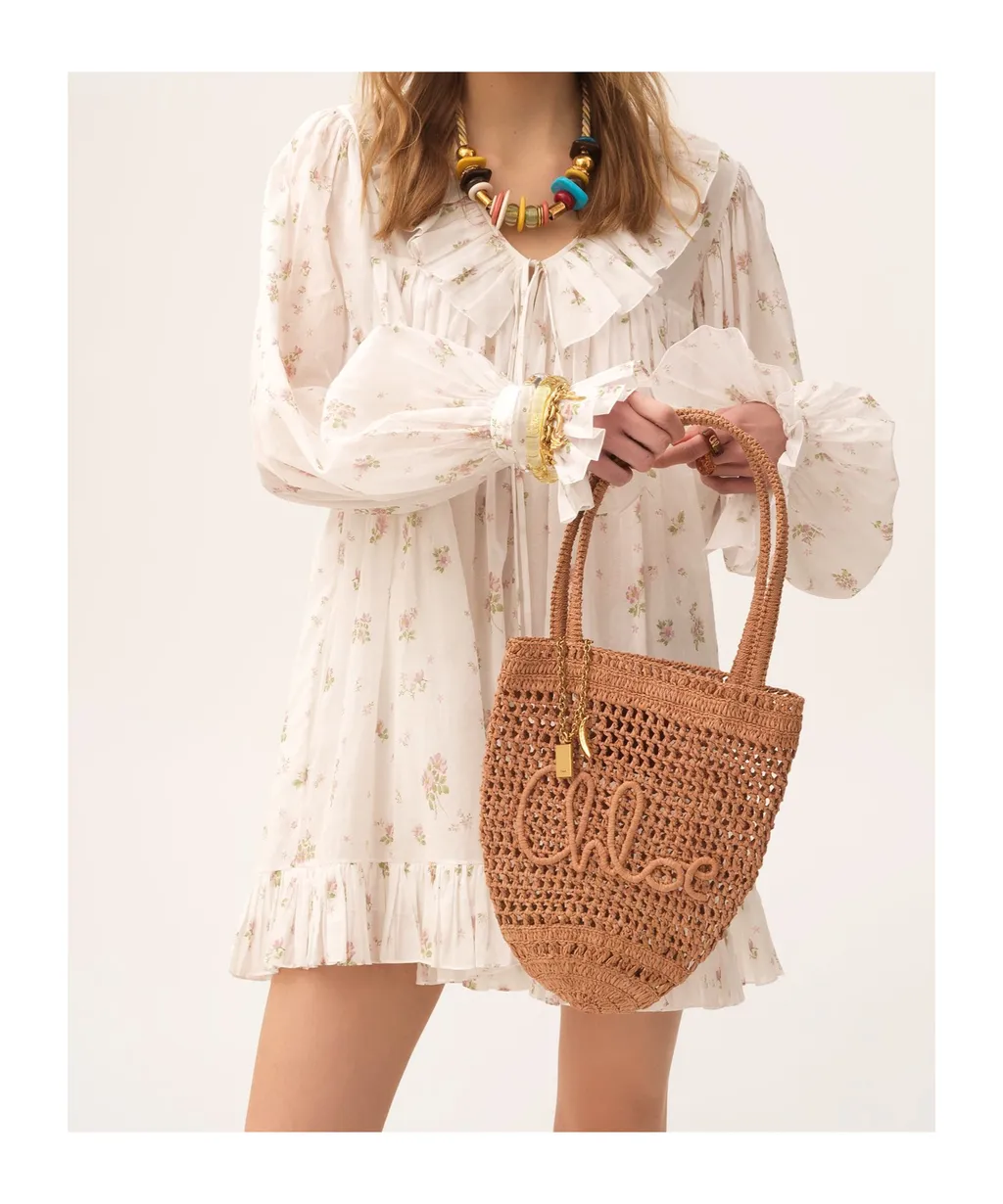 Floral-Print Mini Dress