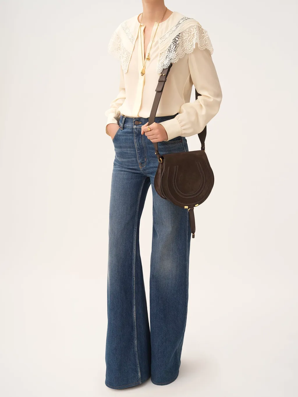 Marcie Foldover Top Crossbody Bag