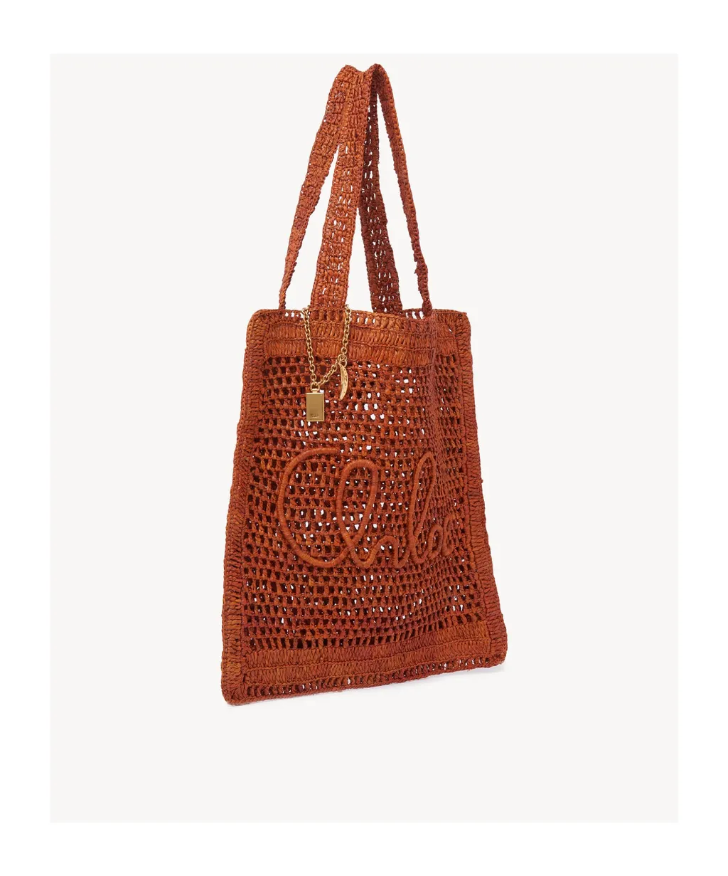 Summer Banana Logo-Detailed Tote Bag