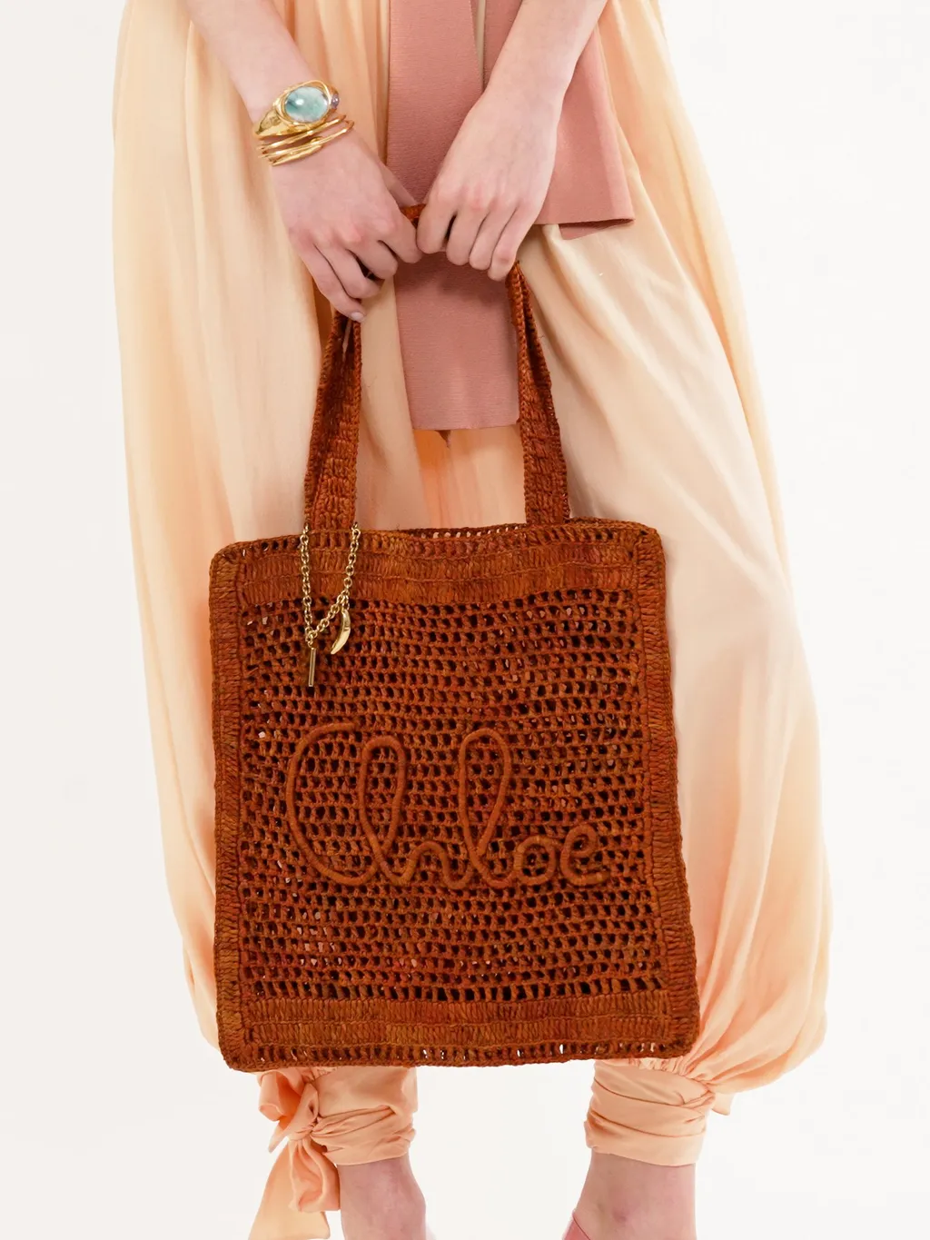 Summer Banana Logo-Detailed Tote Bag