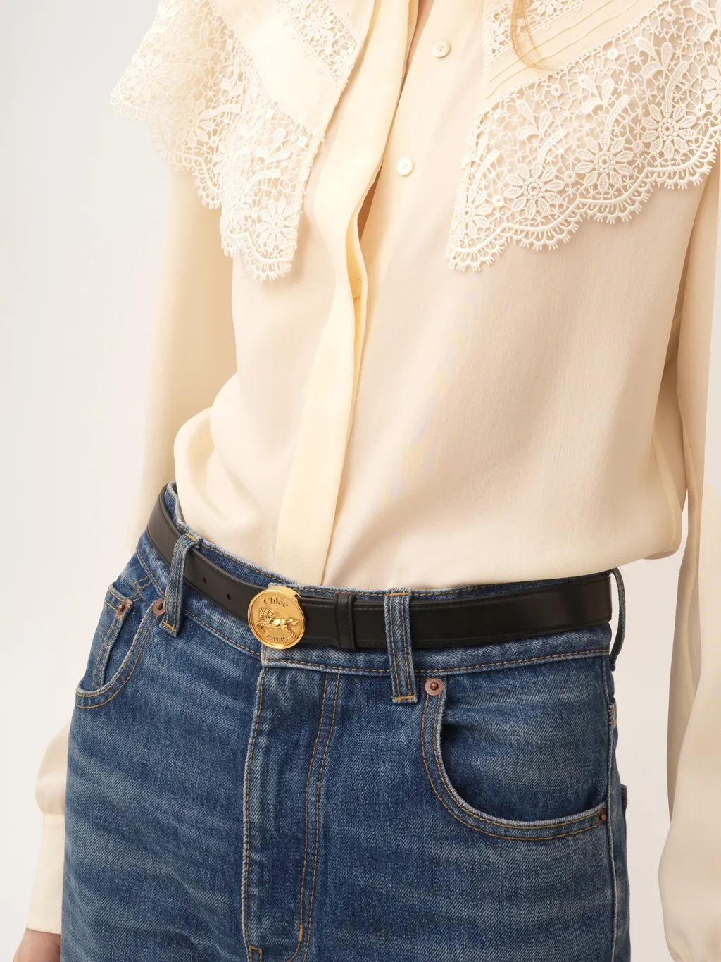 The Chloé Horse Medal Belt