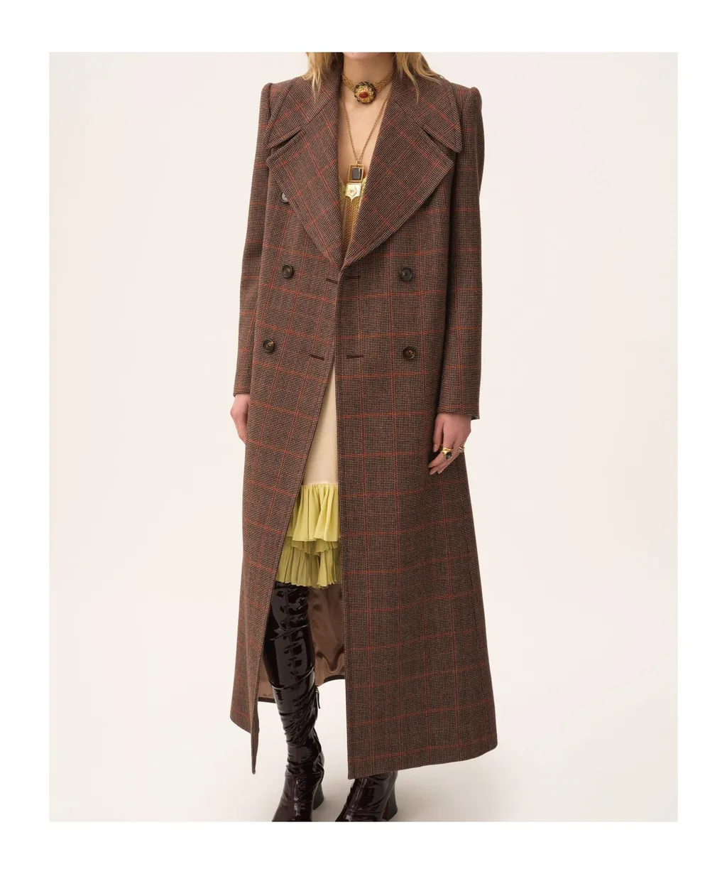 Lapel Long Sleeve Coat