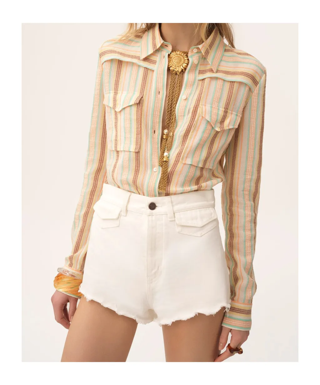 Striped Long-Sleeved Shirt
