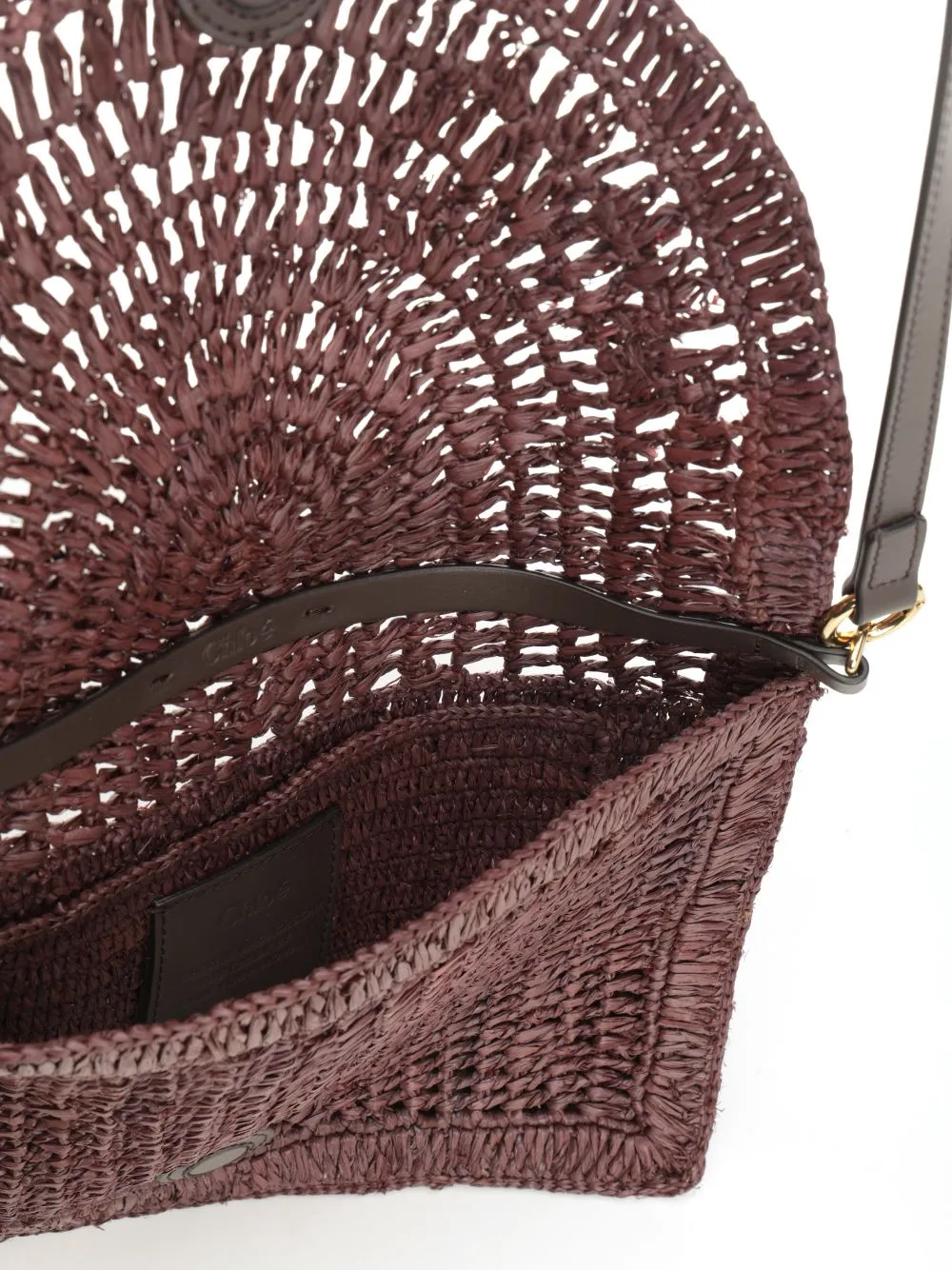 Summer Banana Flat Raffia Shoulder Bag