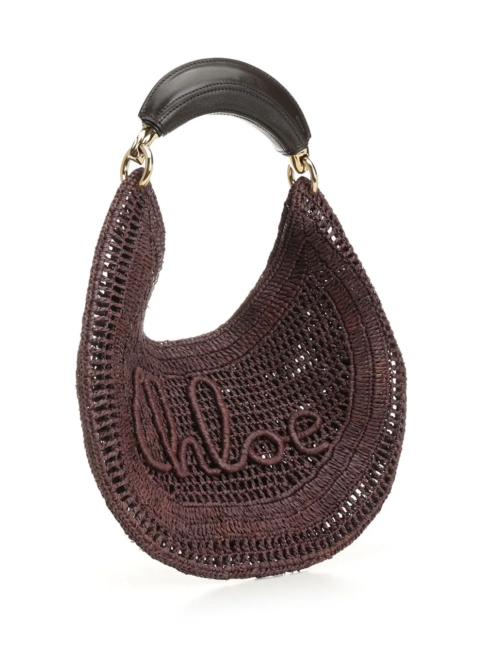 Summer Banana Woven Top Handle Bag