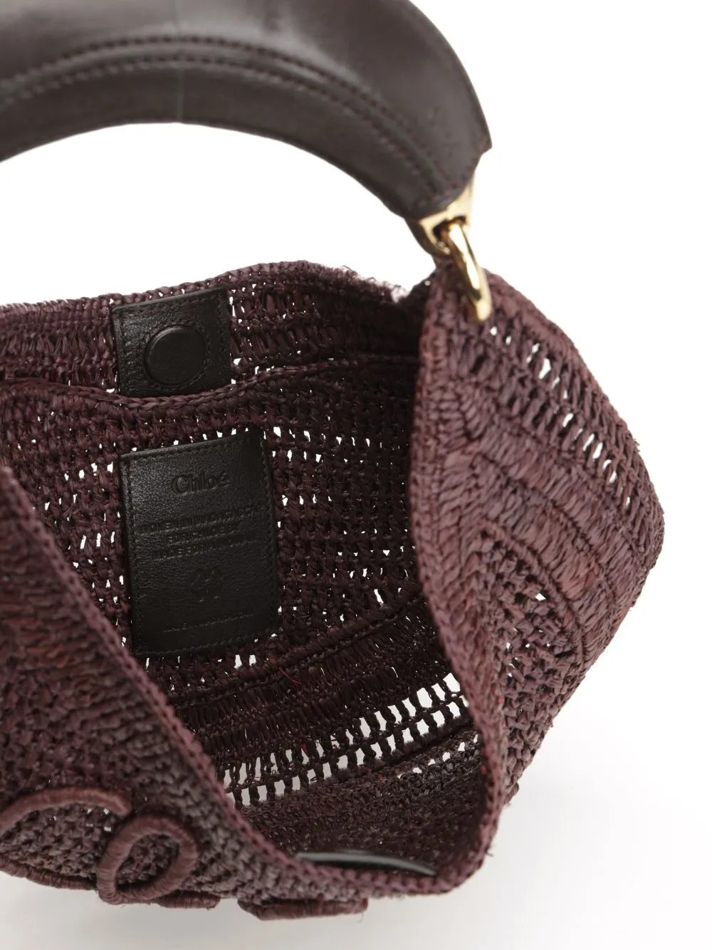 Summer Banana Woven Top Handle Bag