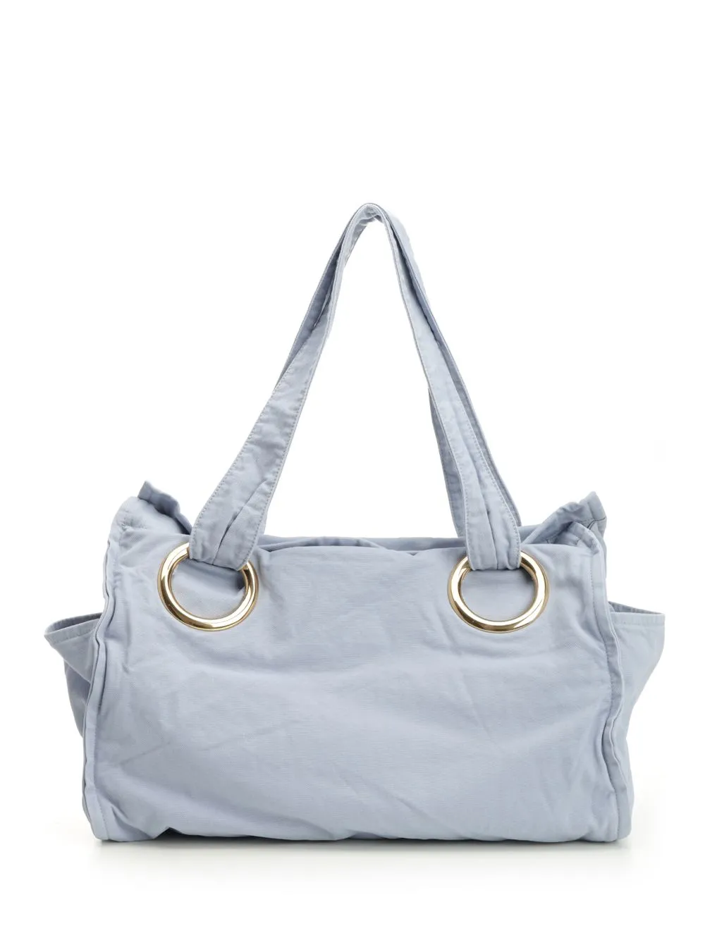 Logo Printed Plage Tote Bag