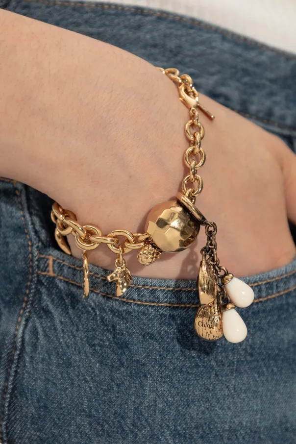 Sphere Pearl Dice Bracelet Pendant