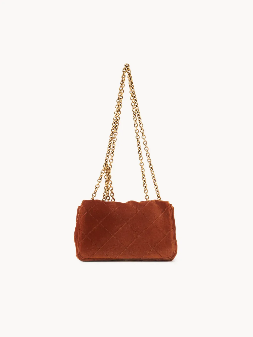 Heritage Logo Plaque Quilted Small Shoulder Bag