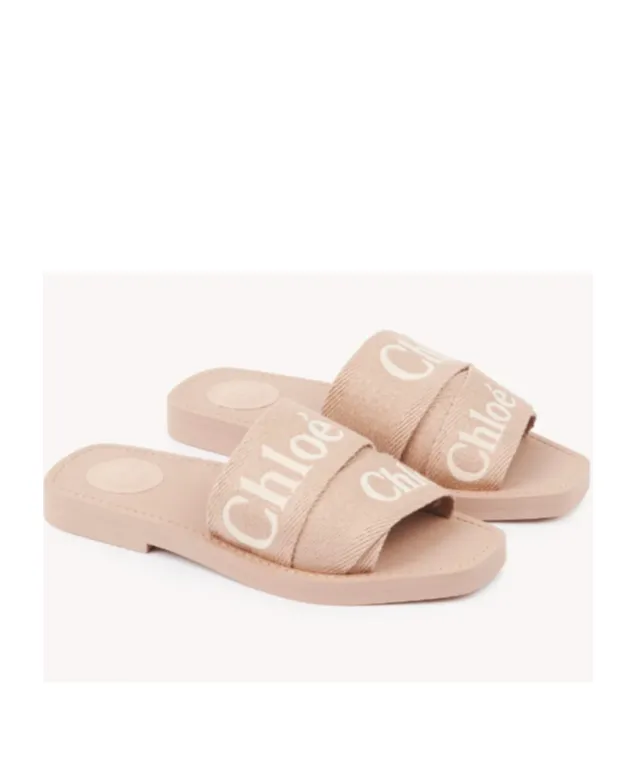 Woody Logo Detailed Sandals