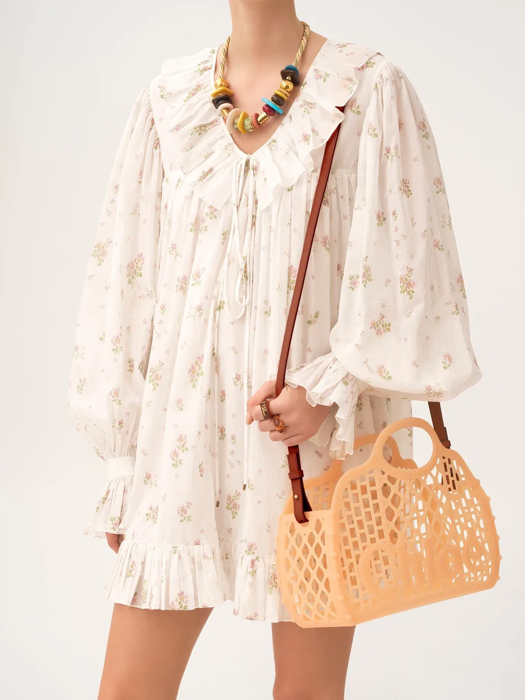 Cage Studded Tote Bag
