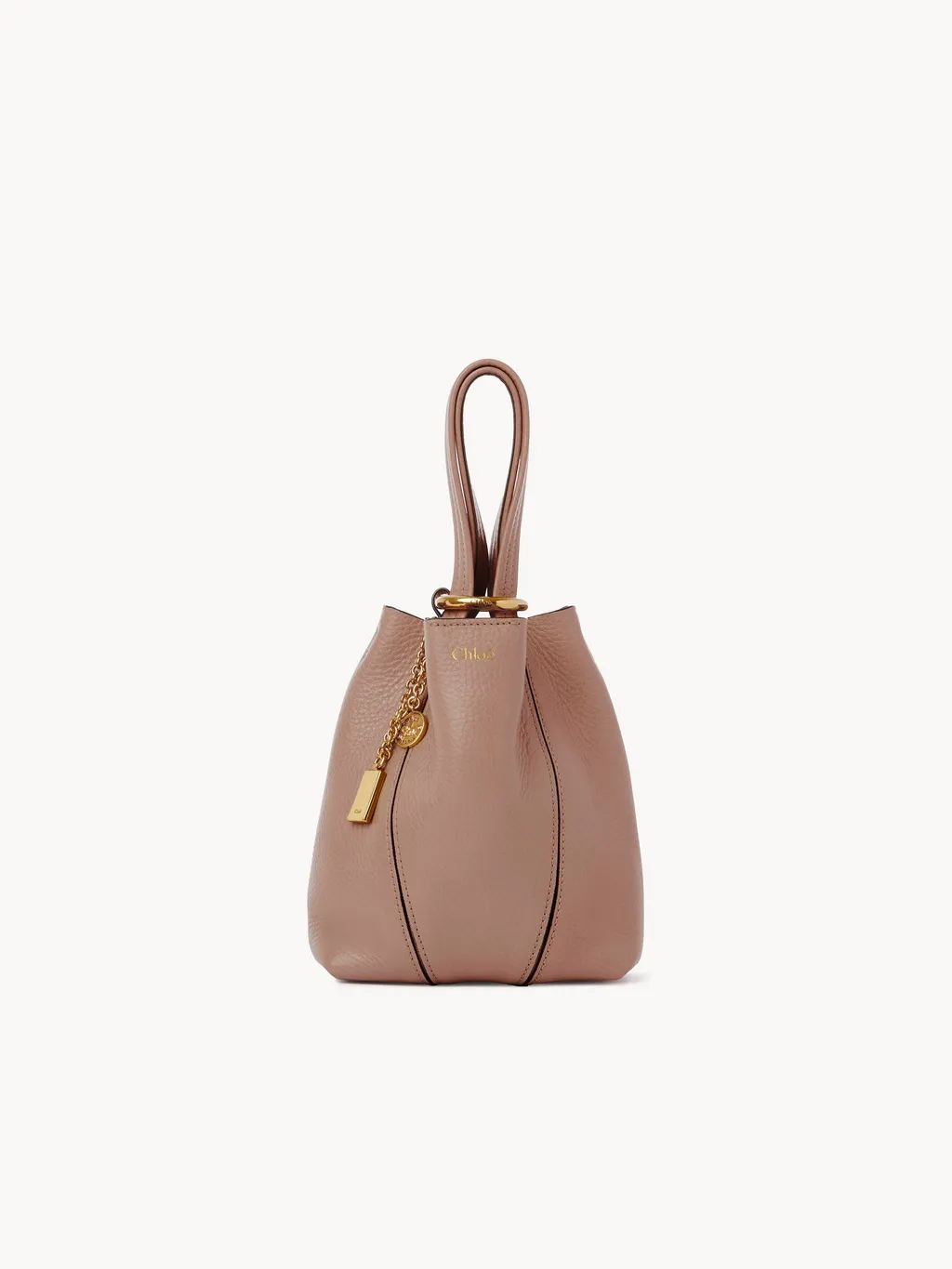Spin Logo Printed Small Top Handle Bag