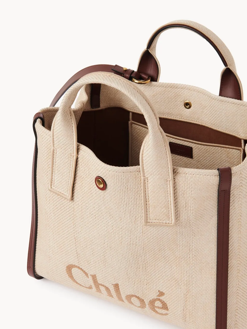 Logo Detailed Tote Bag