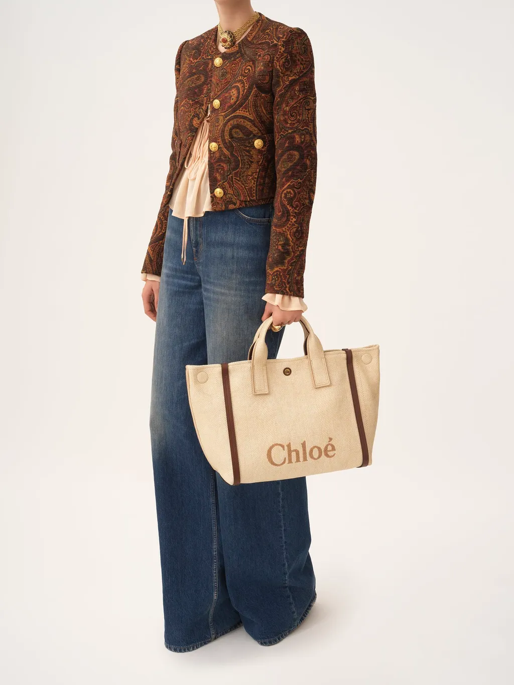 Logo Detailed Tote Bag