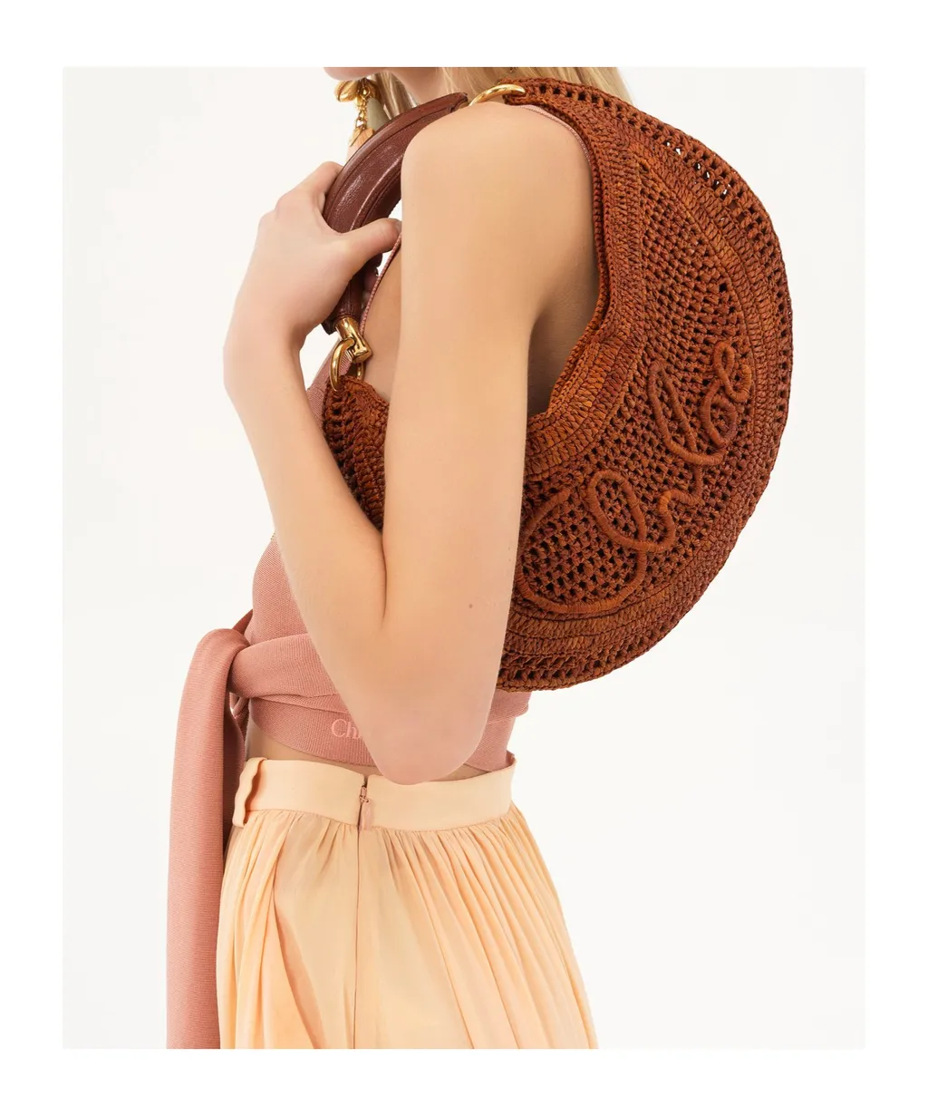 Summer Banana Woven Tote Bag