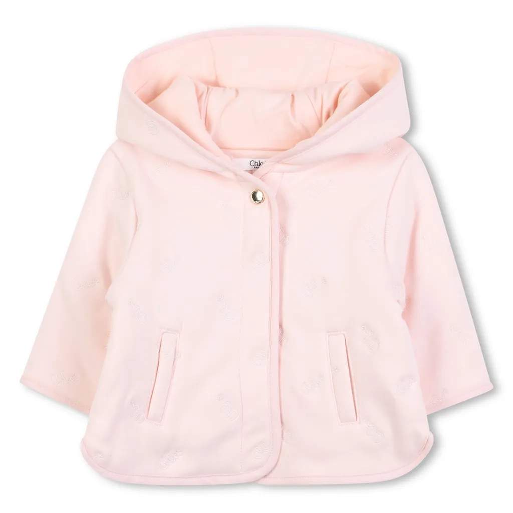 Hooded Tracksuit And Long-Sleeved Bodysuit Set