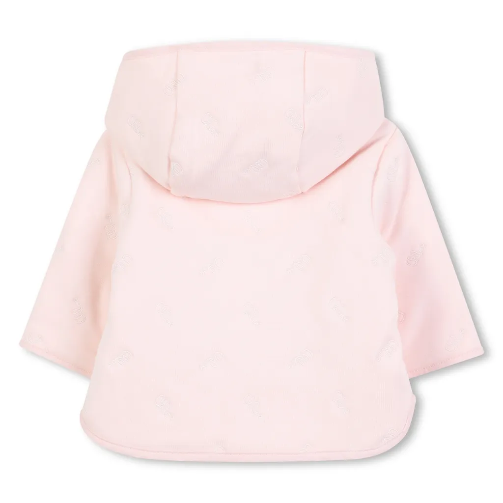Hooded Tracksuit And Long-Sleeved Bodysuit Set