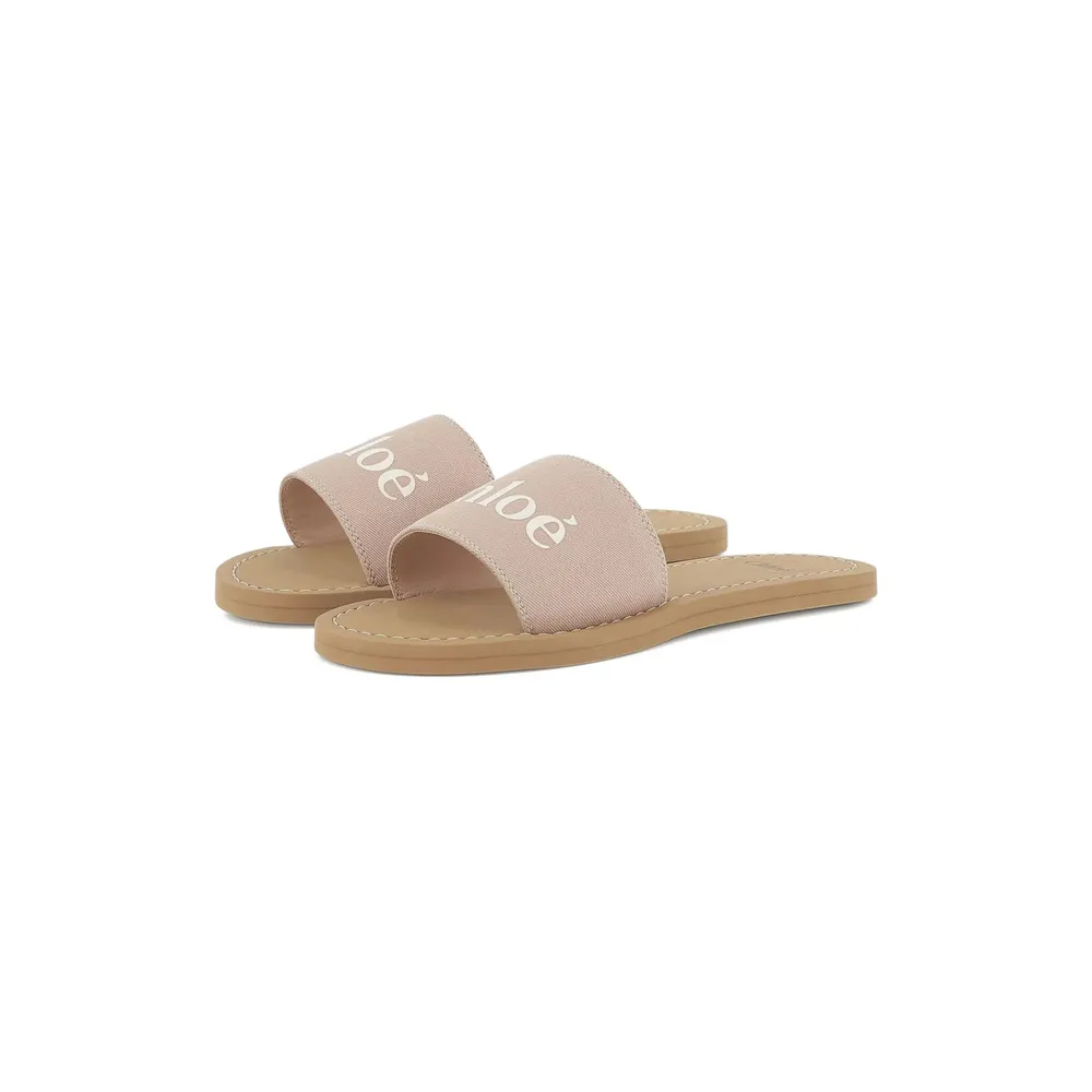 Logo-Print Sandals