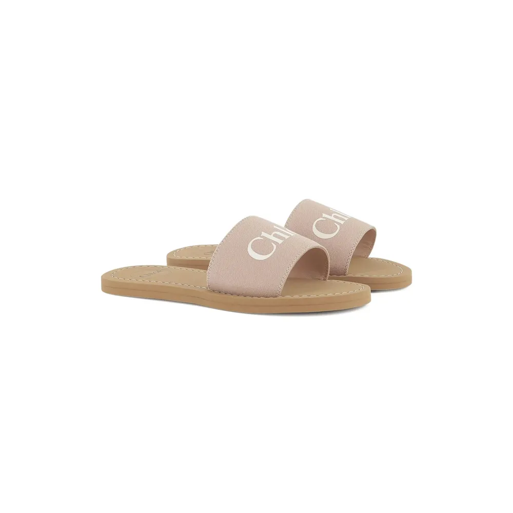Logo-Print Sandals