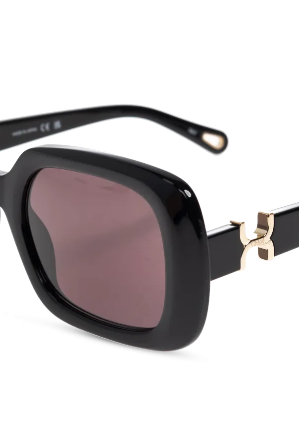 Rectangle Logo Sunglasses