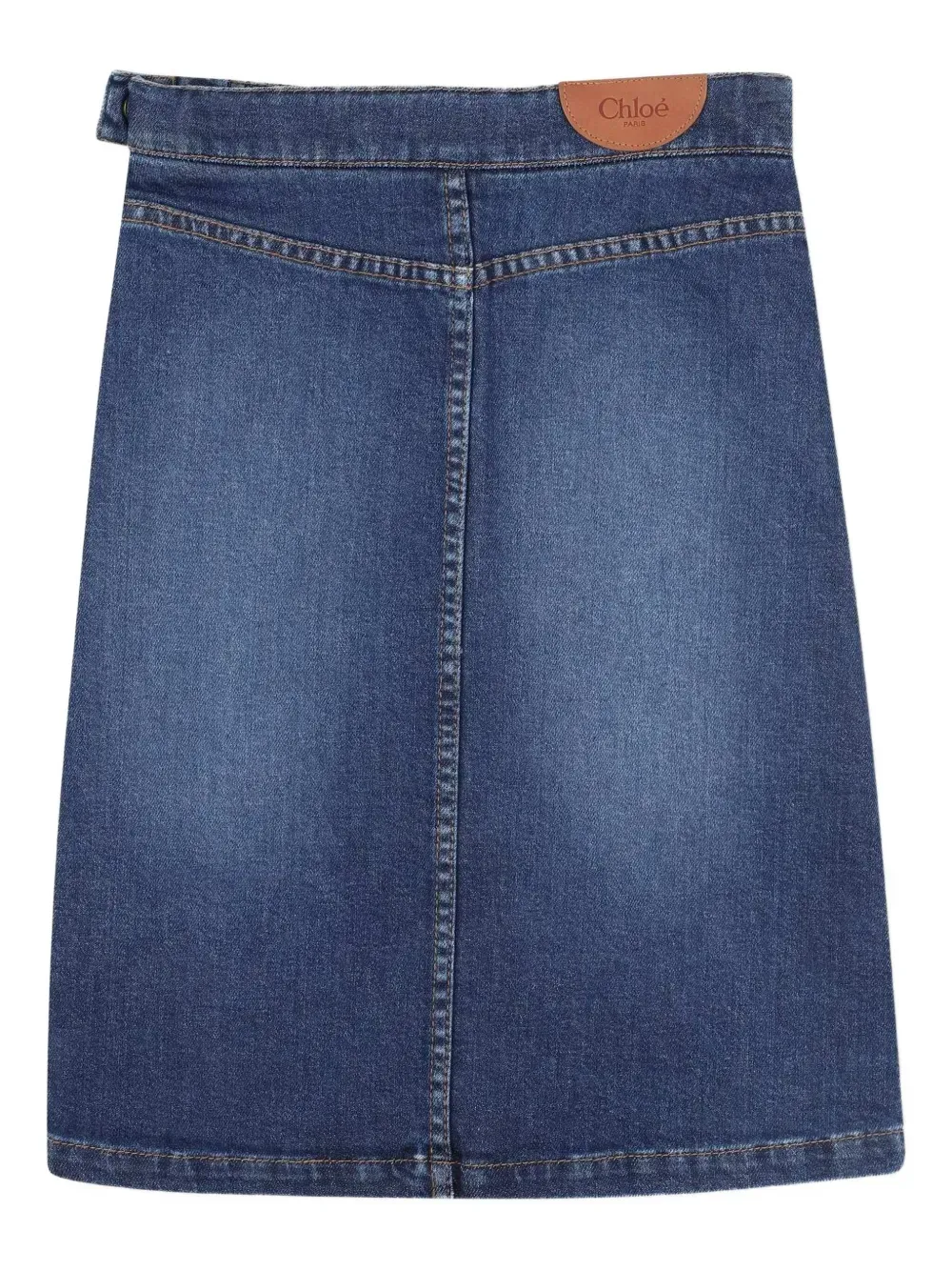 Denim Midi Skirt